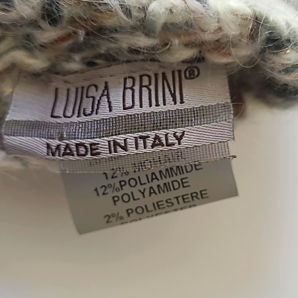 Luisa Brini Knit Fingerless Gloves - Picture 5 of 6